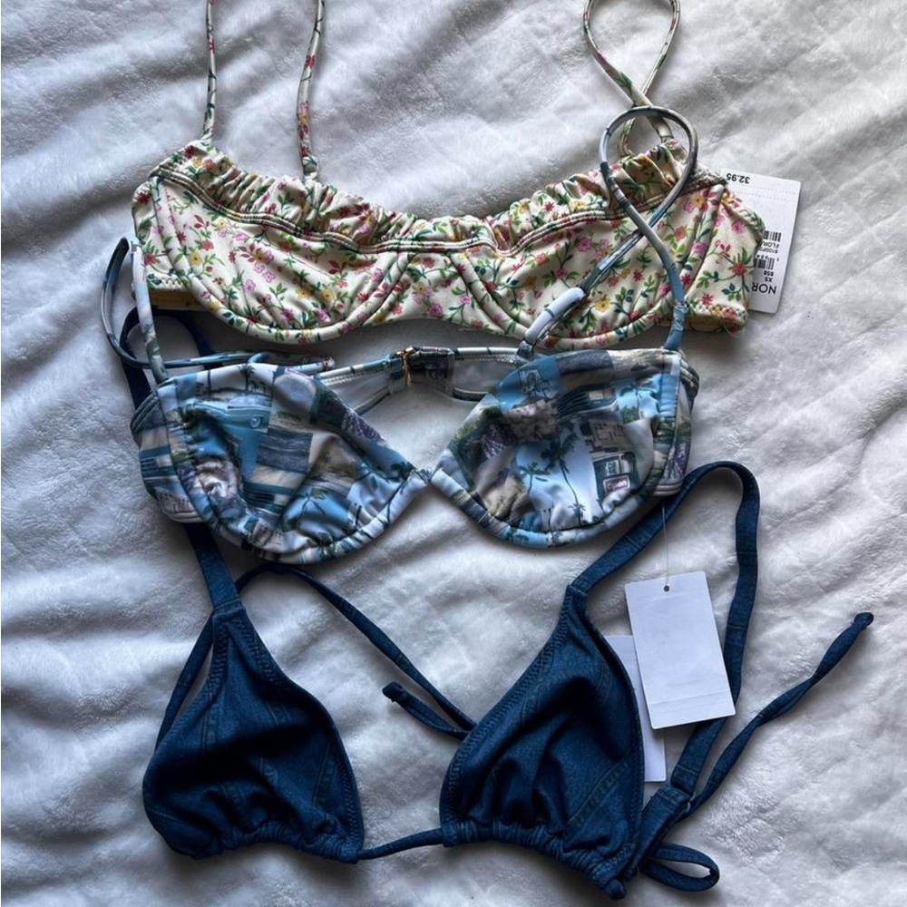 Pacsun bikini and tankini tops